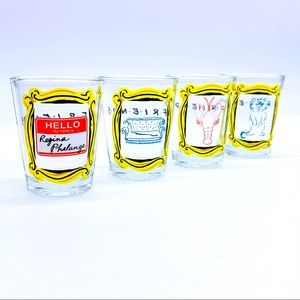 FRIENDS Set Of Four 1.5oz Glassware Shot Set